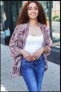 Burgundy Knit Cardigan