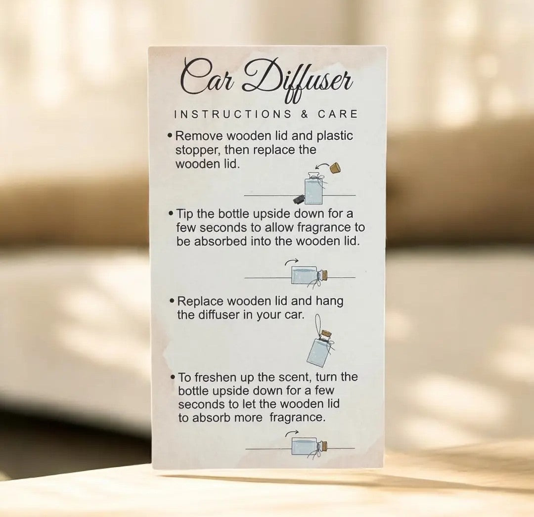 Floral Auntie Hanging Car Diffuser