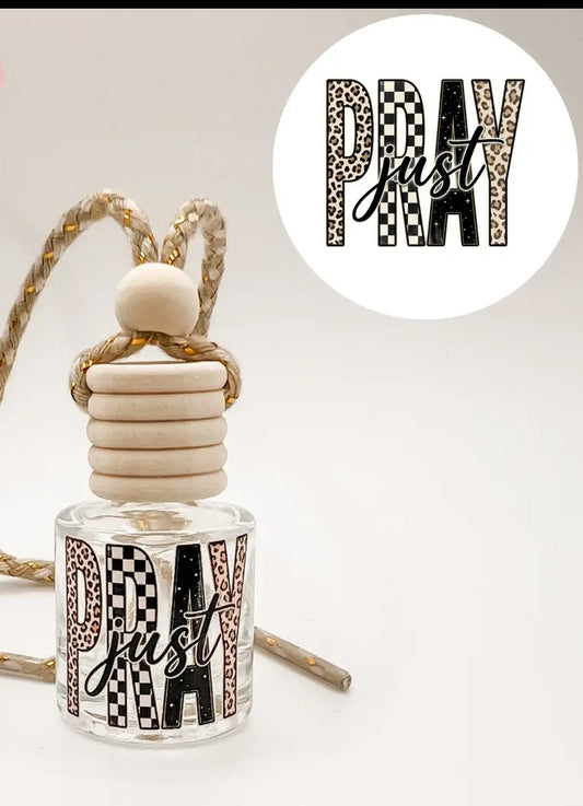 Just Pray Hanging Car Diffuser