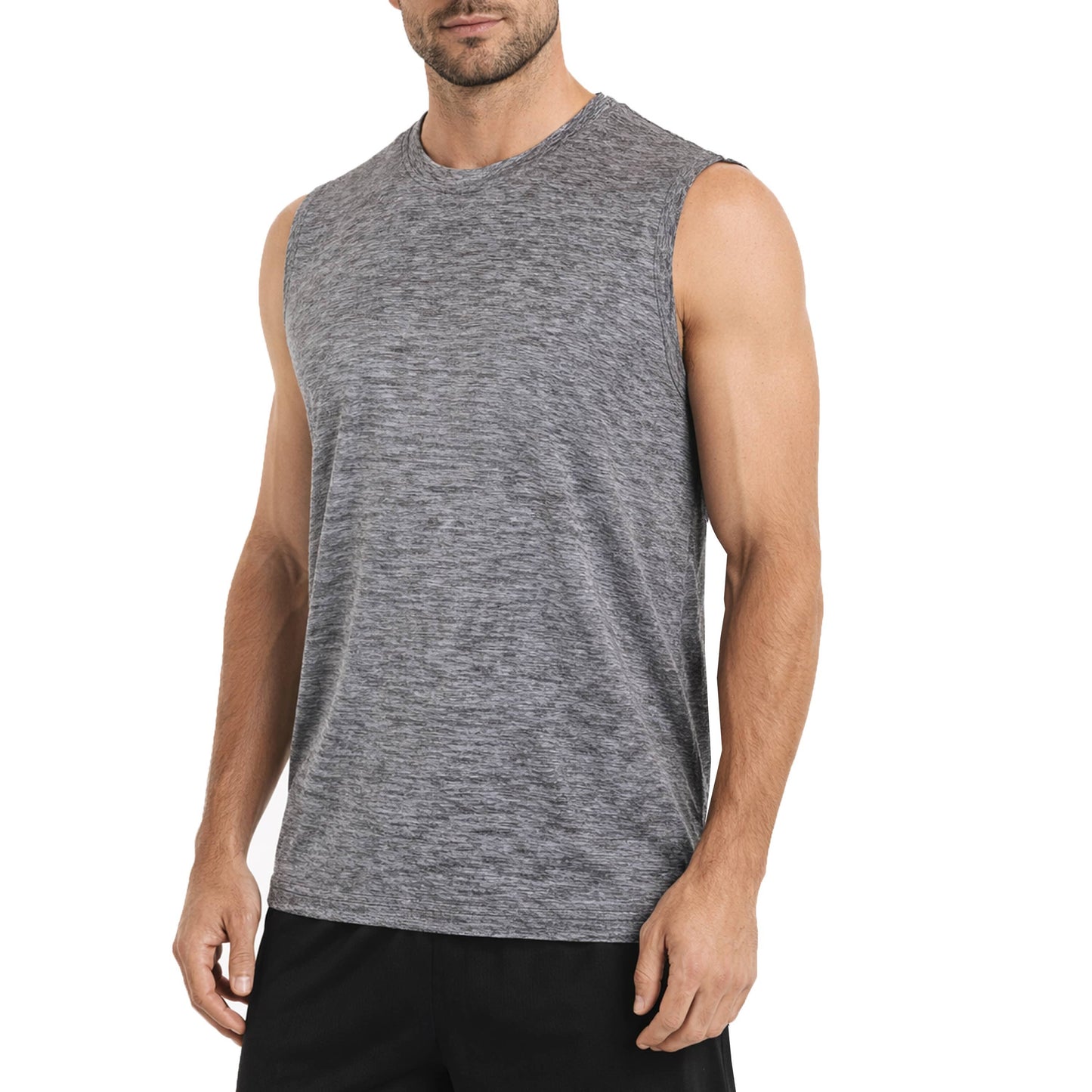 Men’s Moisture‑Wicking Wrinkle‑Free Performance Muscle Tee (S–3XL) 3 colors available