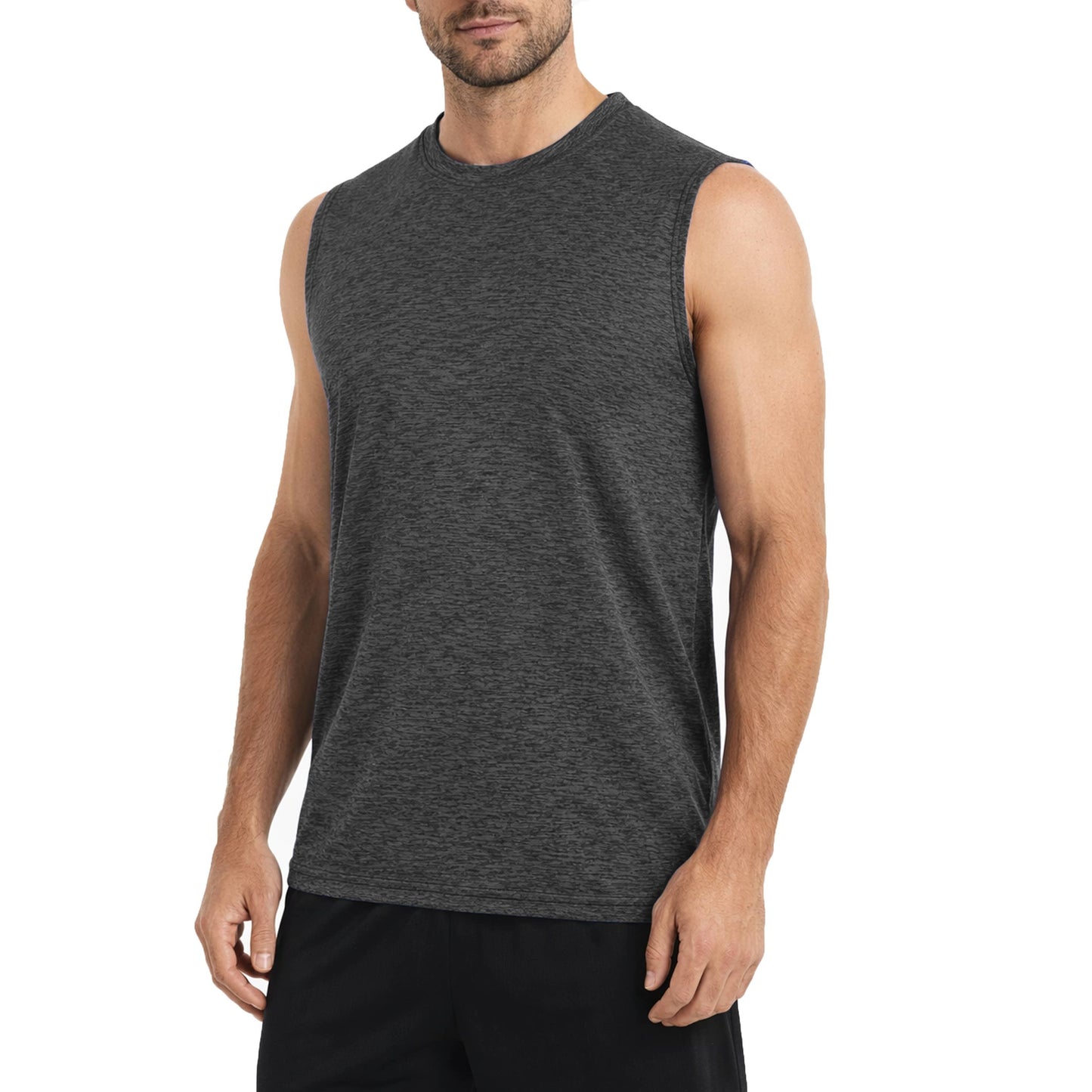 Men’s Moisture‑Wicking Wrinkle‑Free Performance Muscle Tee (S–3XL) 3 colors available