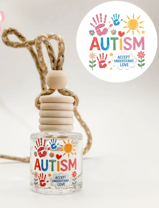 Autism Awareness Hanging Car Diffuser