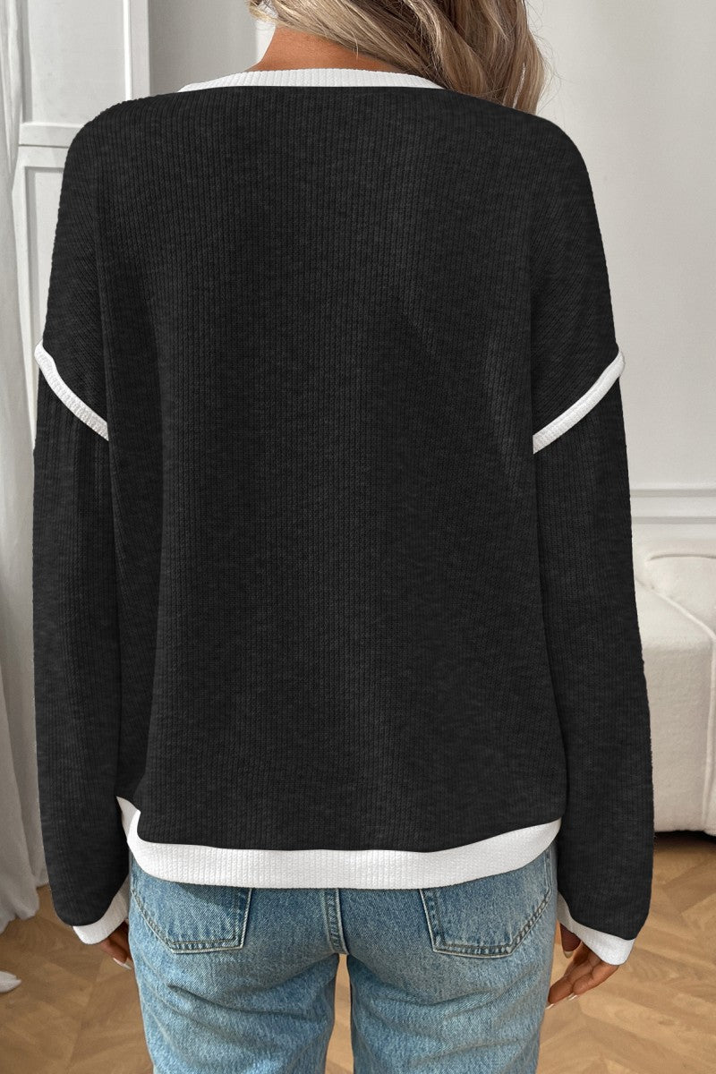 🩶 Drop Shoulder Sweatshirt – Dark Grey 🩶 3/28/26 NOW 20% Off