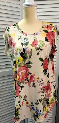 🌺 Ruffled Floral Print Top