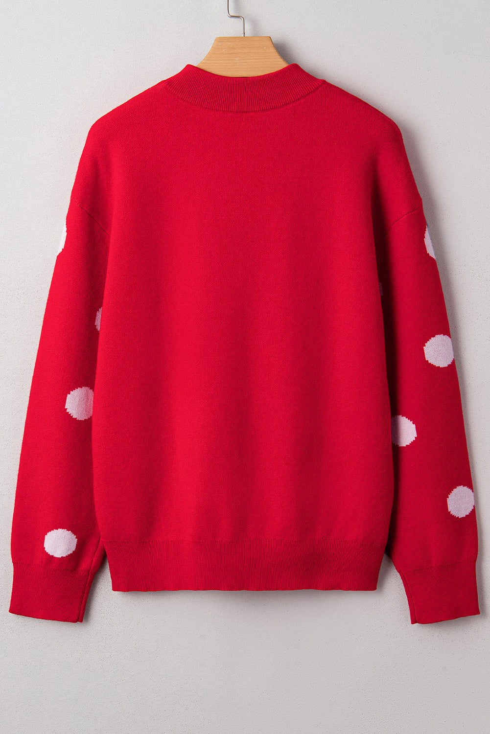 Snow Christmas Fashion Dotty Sleeve Loose Sweater