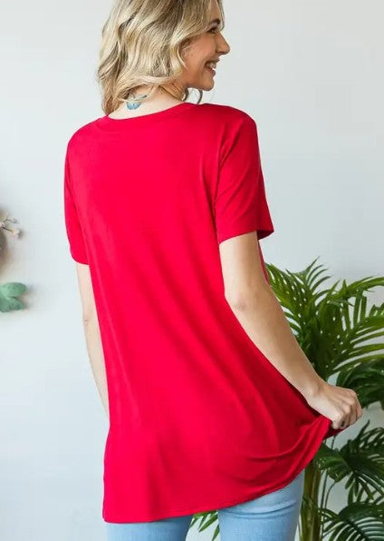 ⭐ Red Star Pocket Top