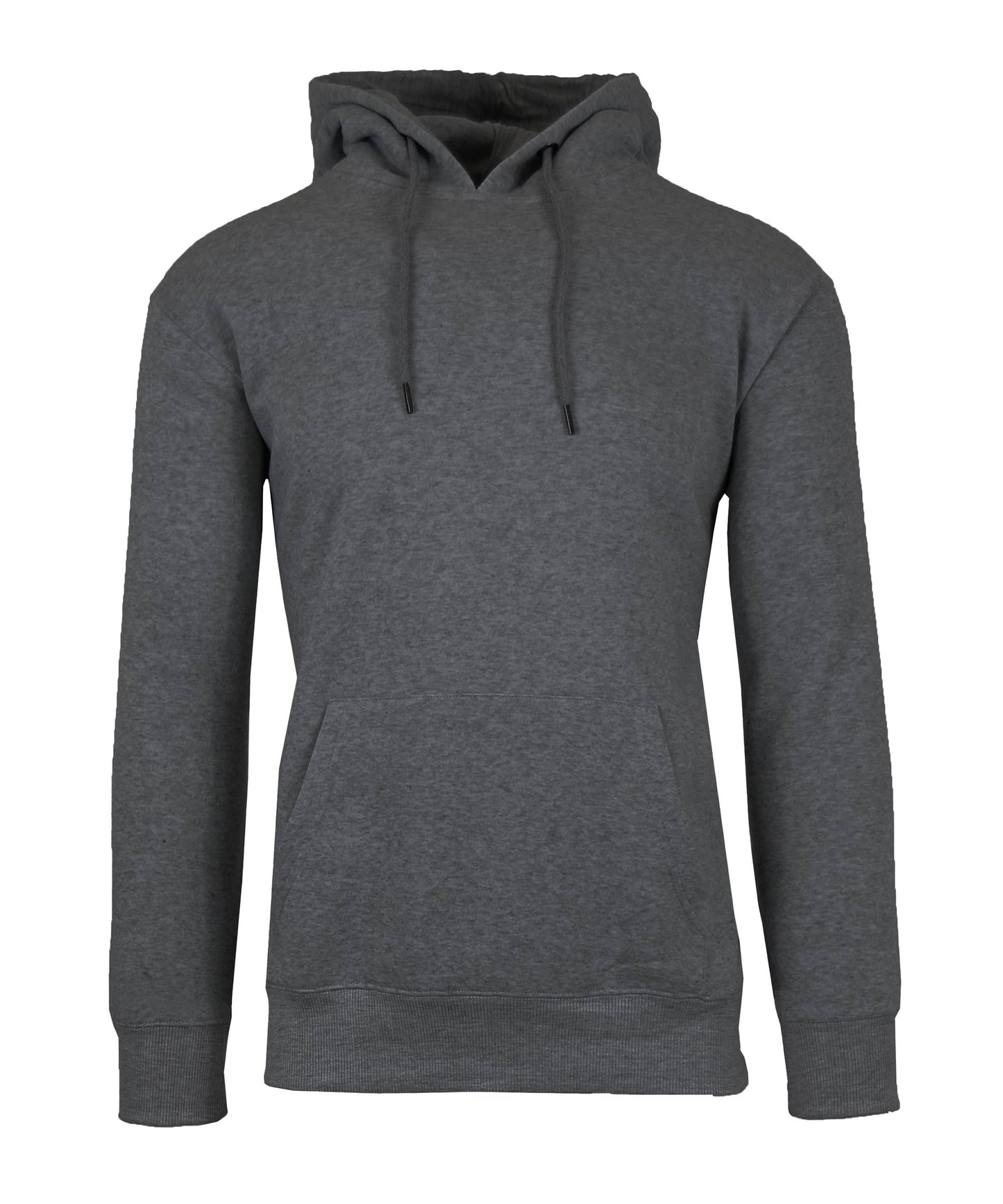 Men’s Heavyweight Fleece‑Lined Pullover Hoodie — Charcoal (S–3XL)
