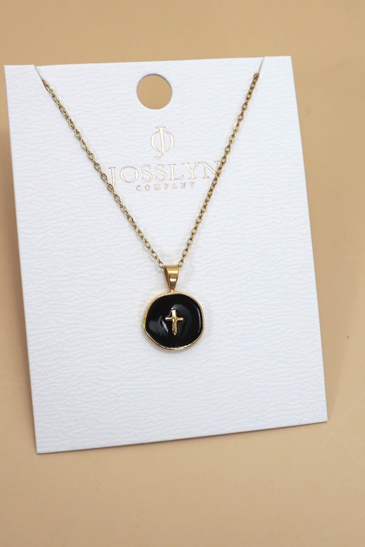 18k Stainless Steel Tarnish Free Cross Necklace
